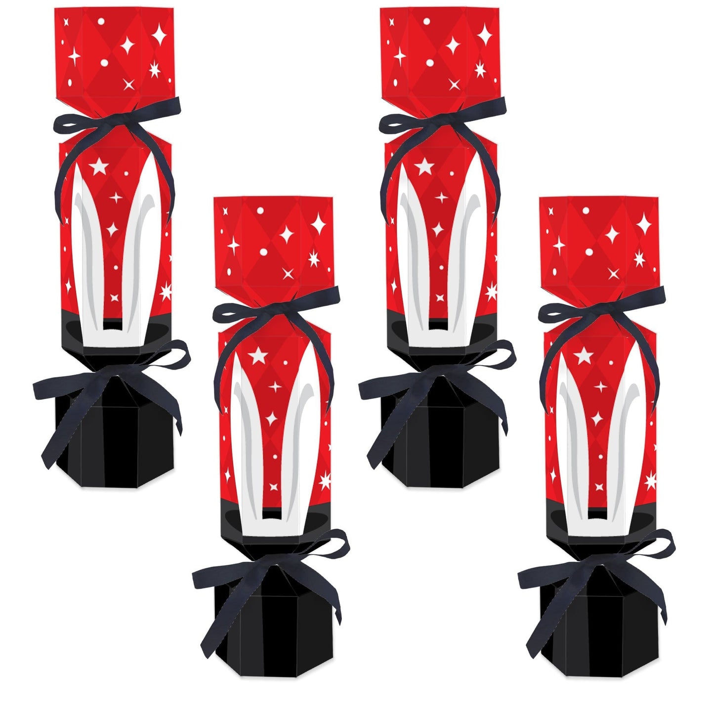 Ta-Da, Magic Show - No Snap Magical Birthday Party Table Favors - DIY Cracker Boxes - Set of 12