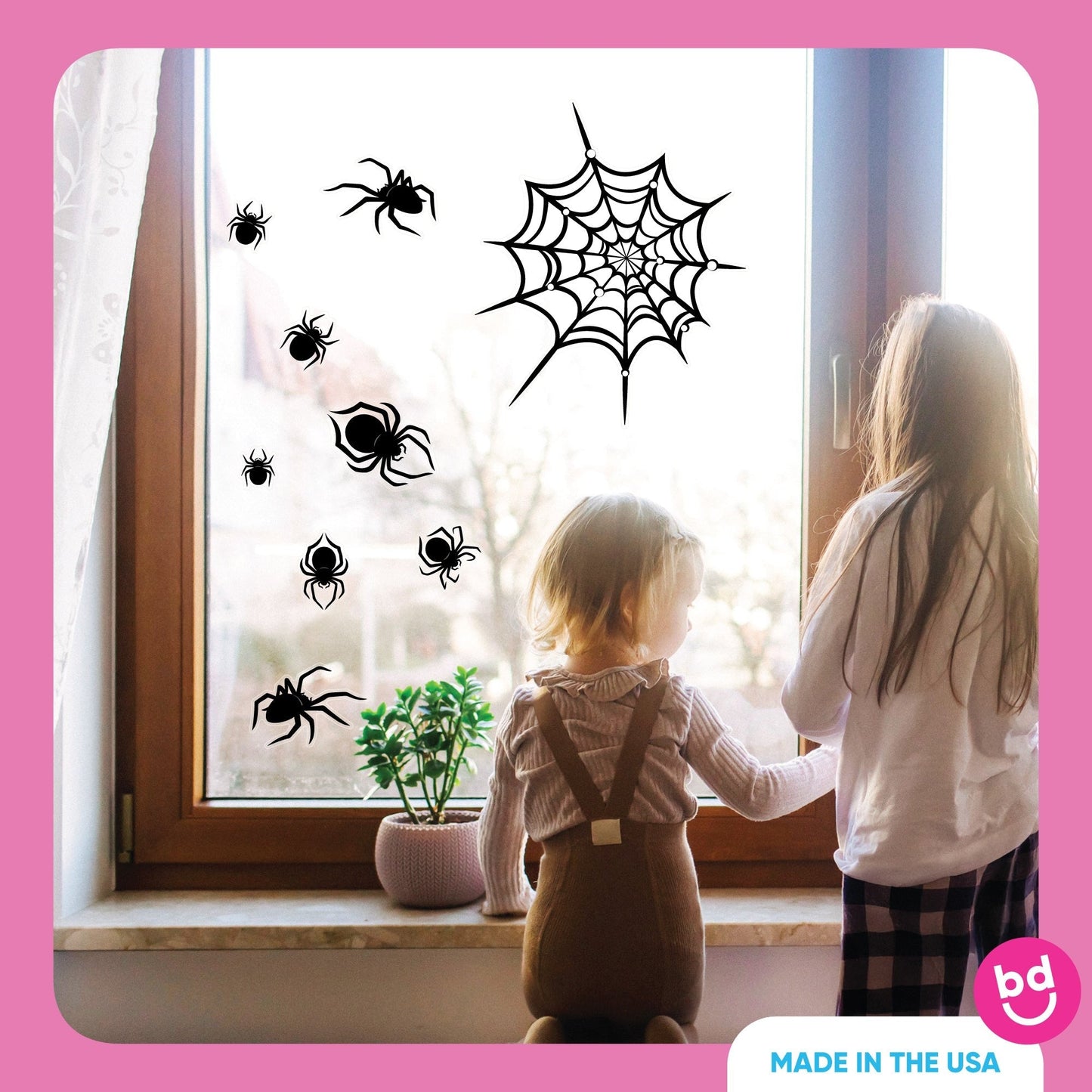 Spider Webs Window Clings
