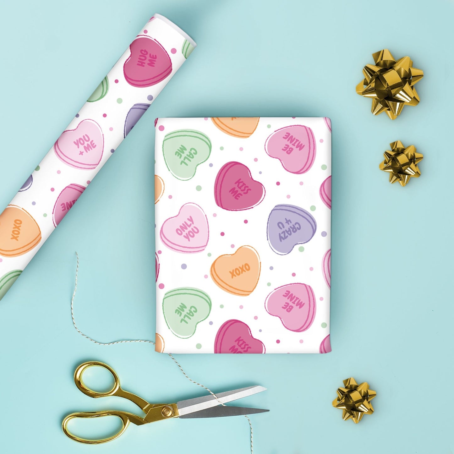 Valentine Hearts - Wrapping Paper