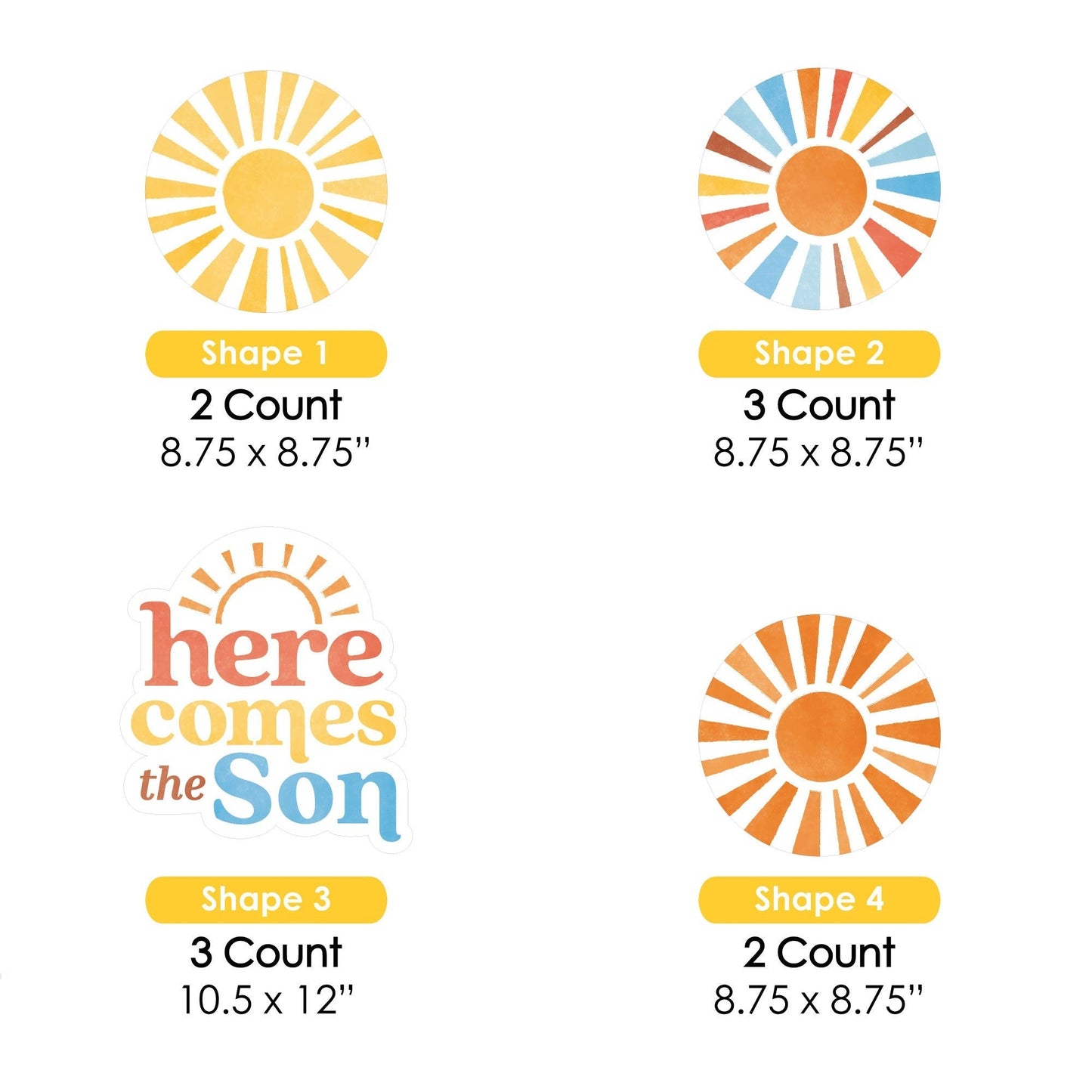 Here Comes The Son Yard Signs - 10 Ct