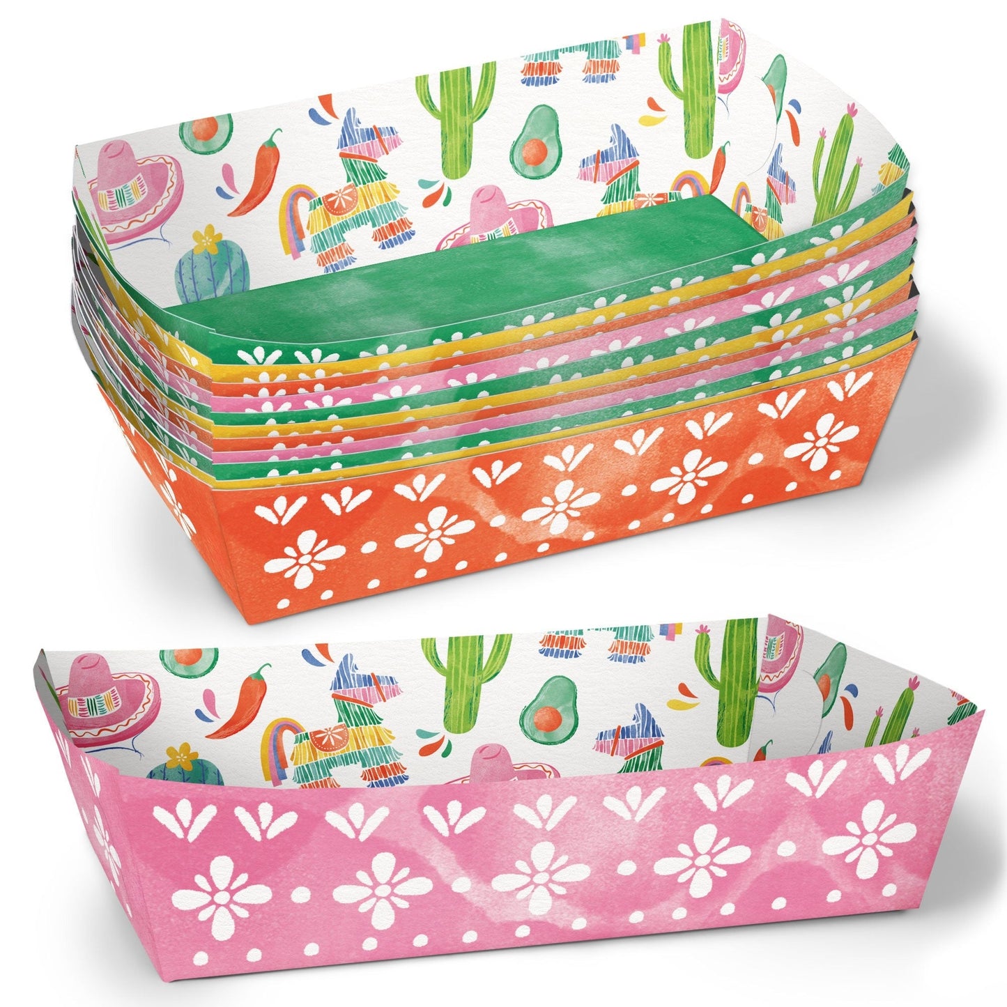 Fiesta Paper Food Trays