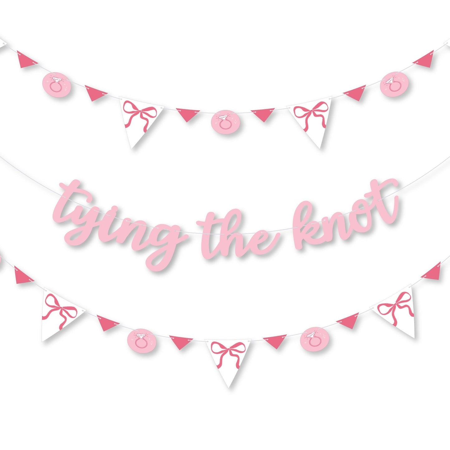 Tying the Knot Letter Banner