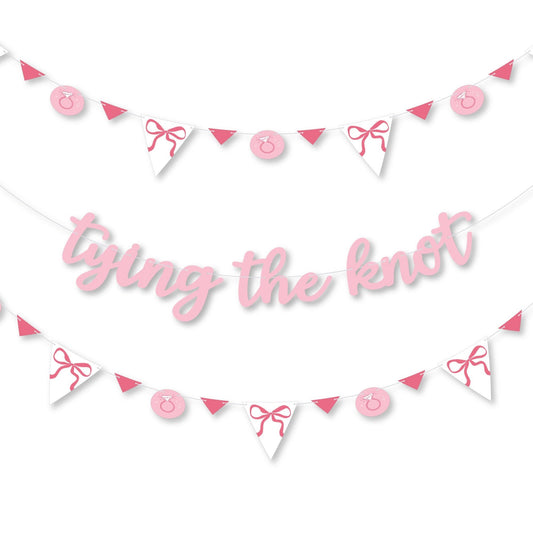 Tying the Knot Letter Banner