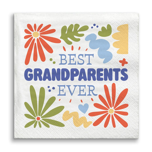 Napkins - Colorful Grandparents Day - 24 Ct