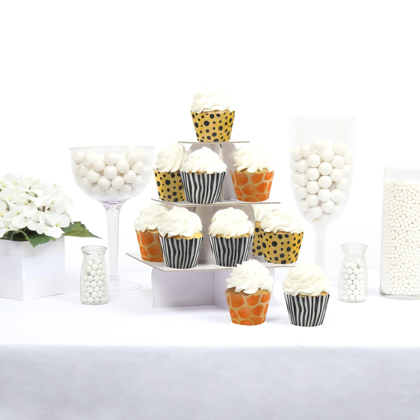Safari Animal Prints Cupcake Wrappers - 12 Ct