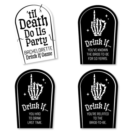Til Death Do Us Party Drink If Game - 24 Ct