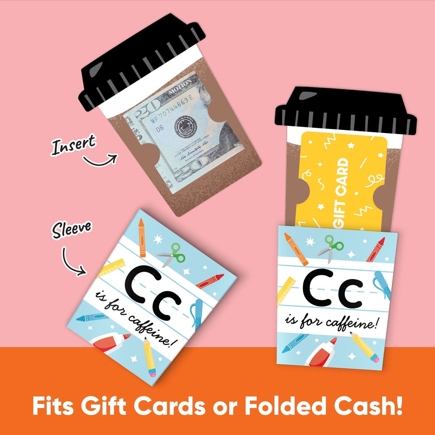 School Supplies Coffee Cup Nifty Gifty - 8 Ct