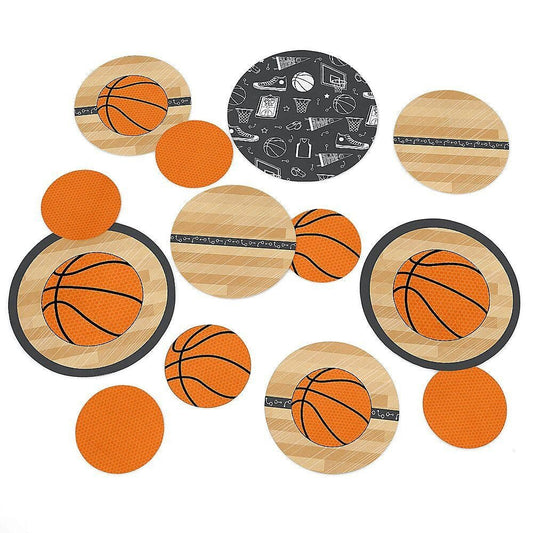 Nothin' But Net - Basketball - Baby Shower or Birthday Party Table Confetti - 27 ct