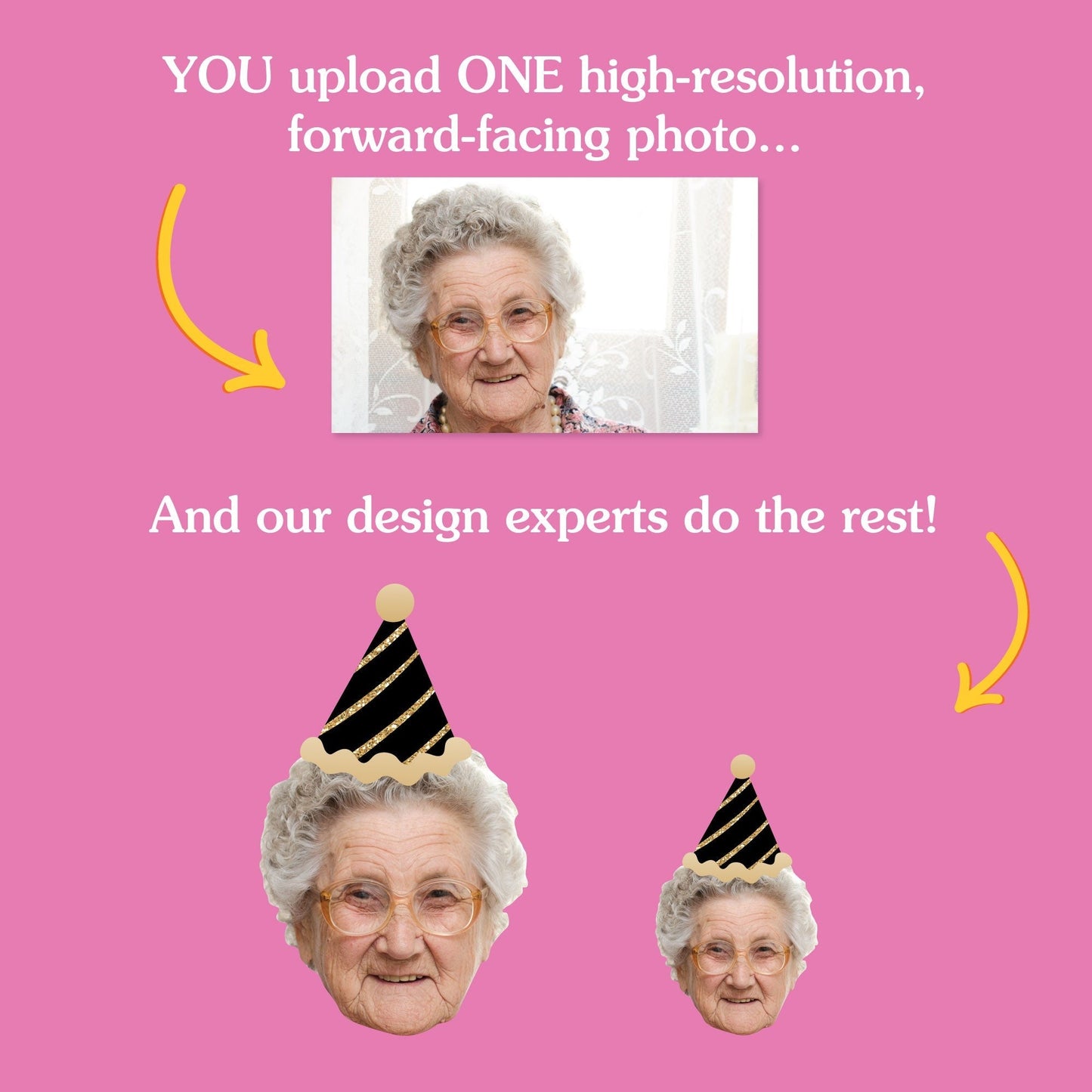 Custom Photo 90th Birthday Table Toppers - 15 Ct