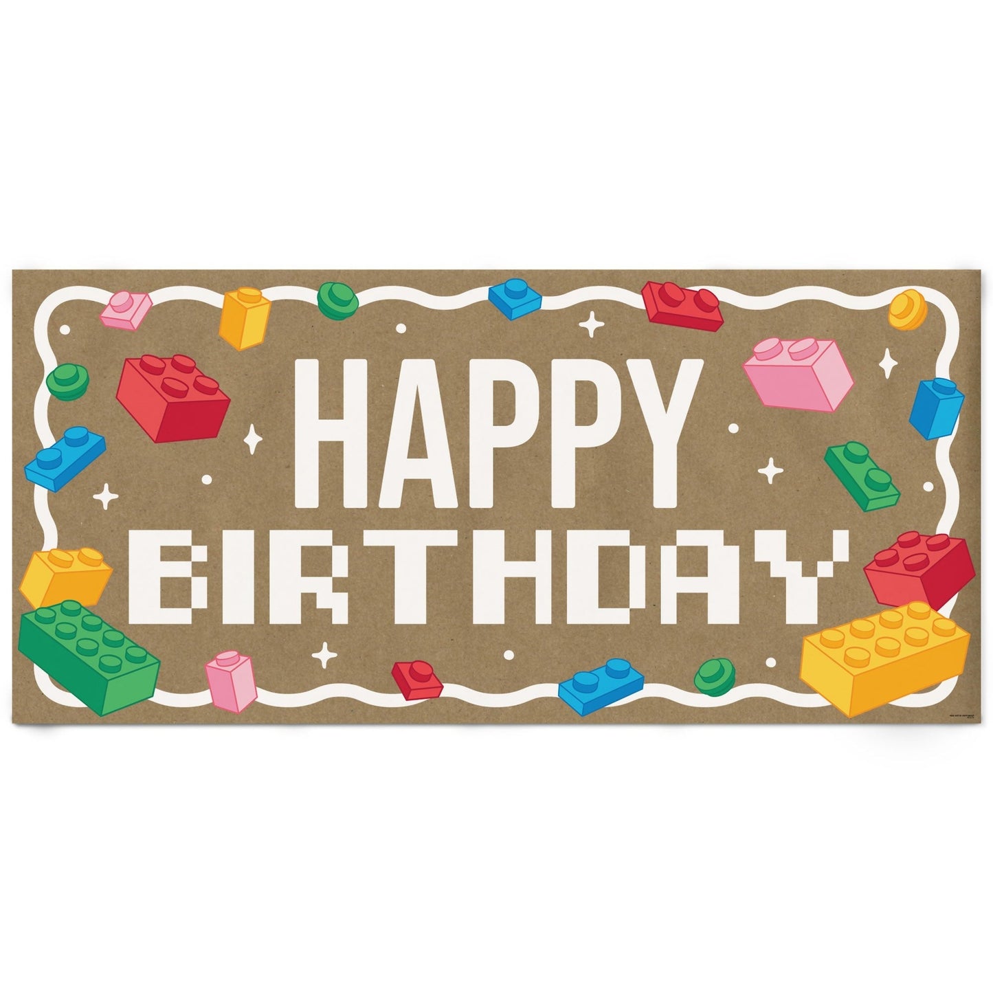 Building Blocks Kraft Banner