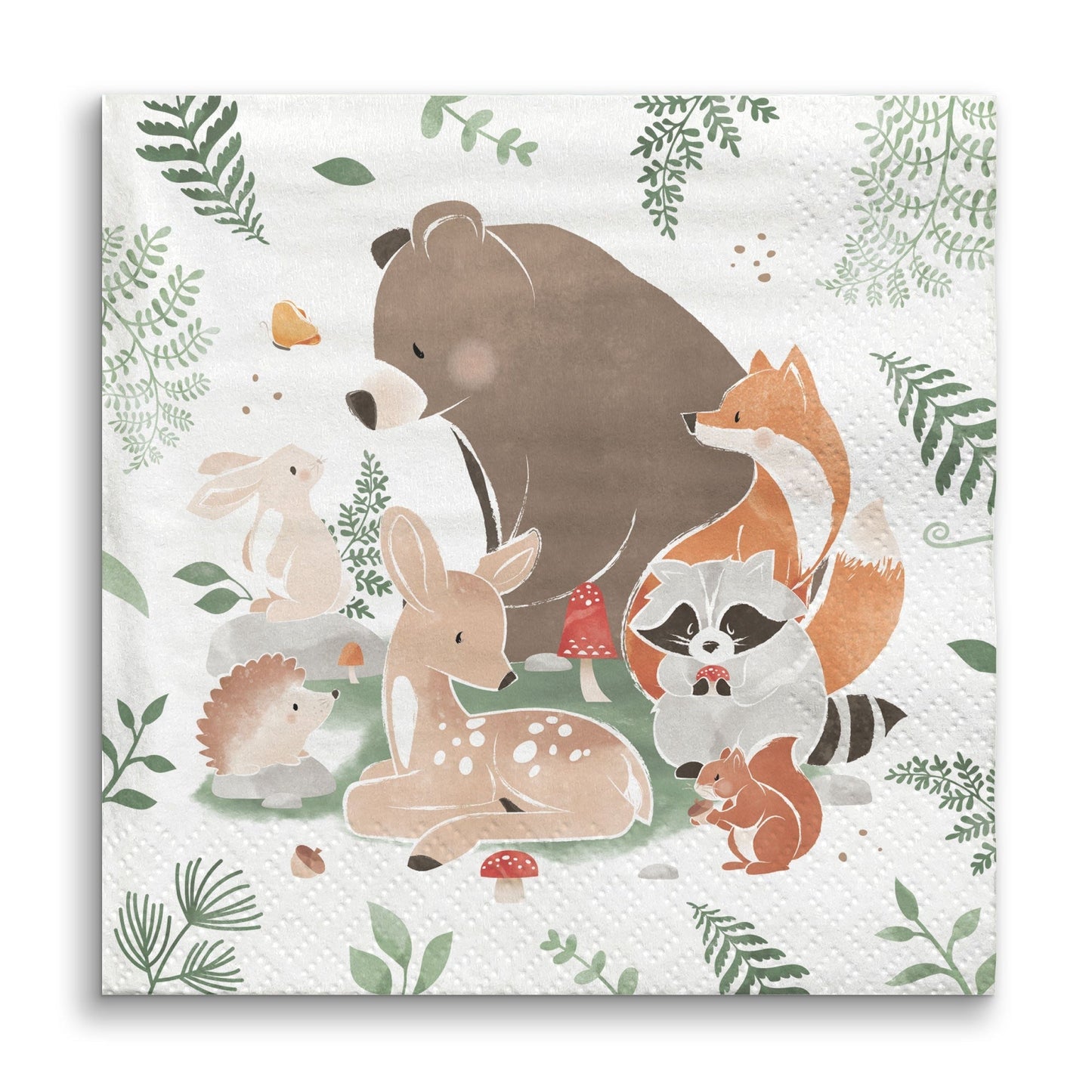 Napkins - Woodland Animals - 24 Ct
