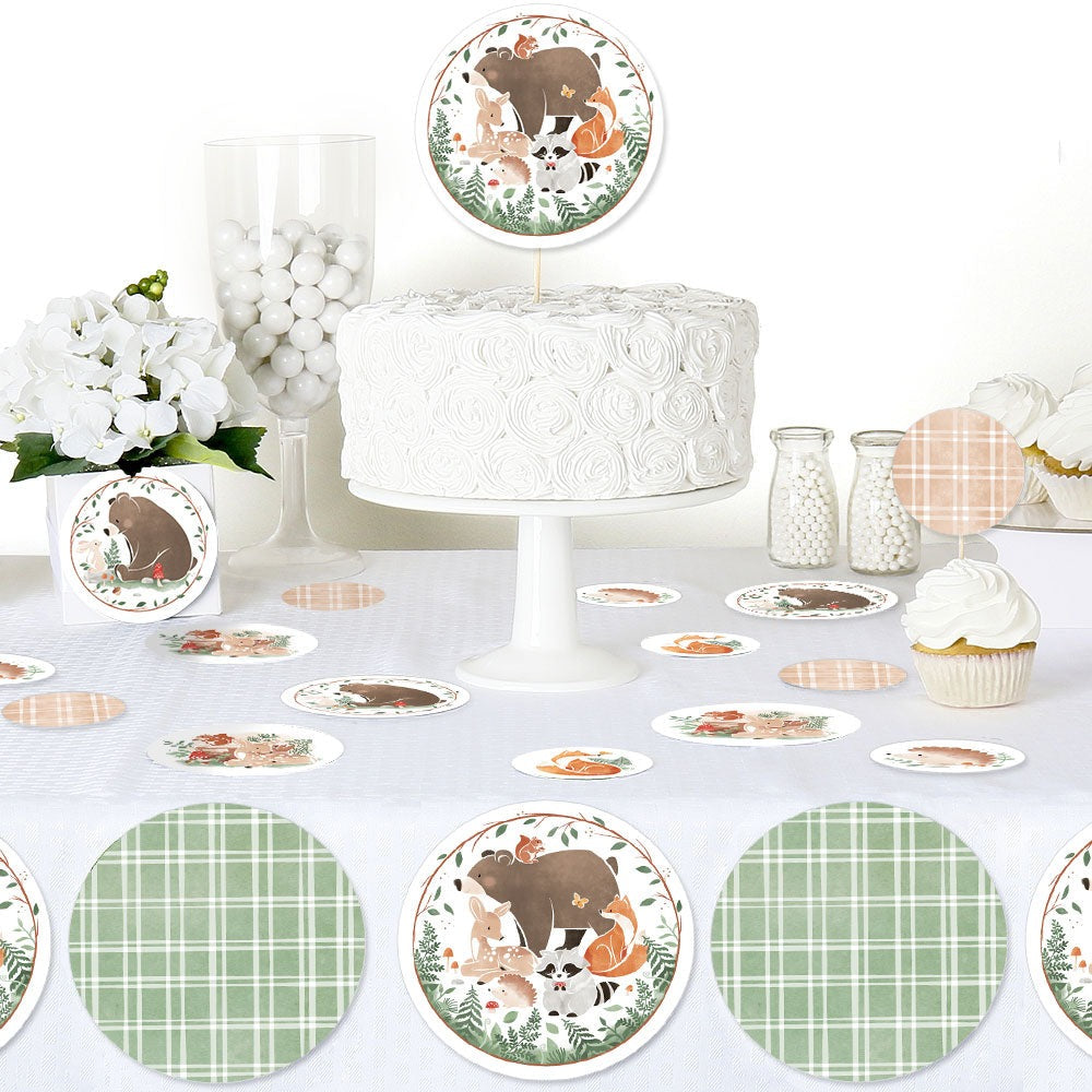 Woodland Animals Large Confetti - 27 Ct