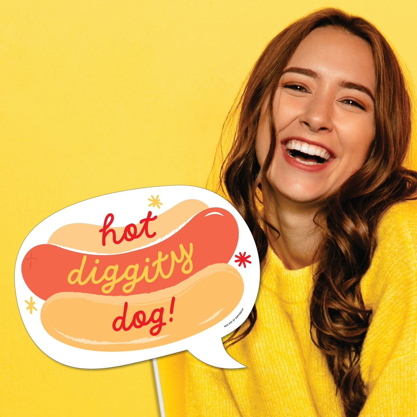 Hot Dog Funny Photo Props - 10 Ct