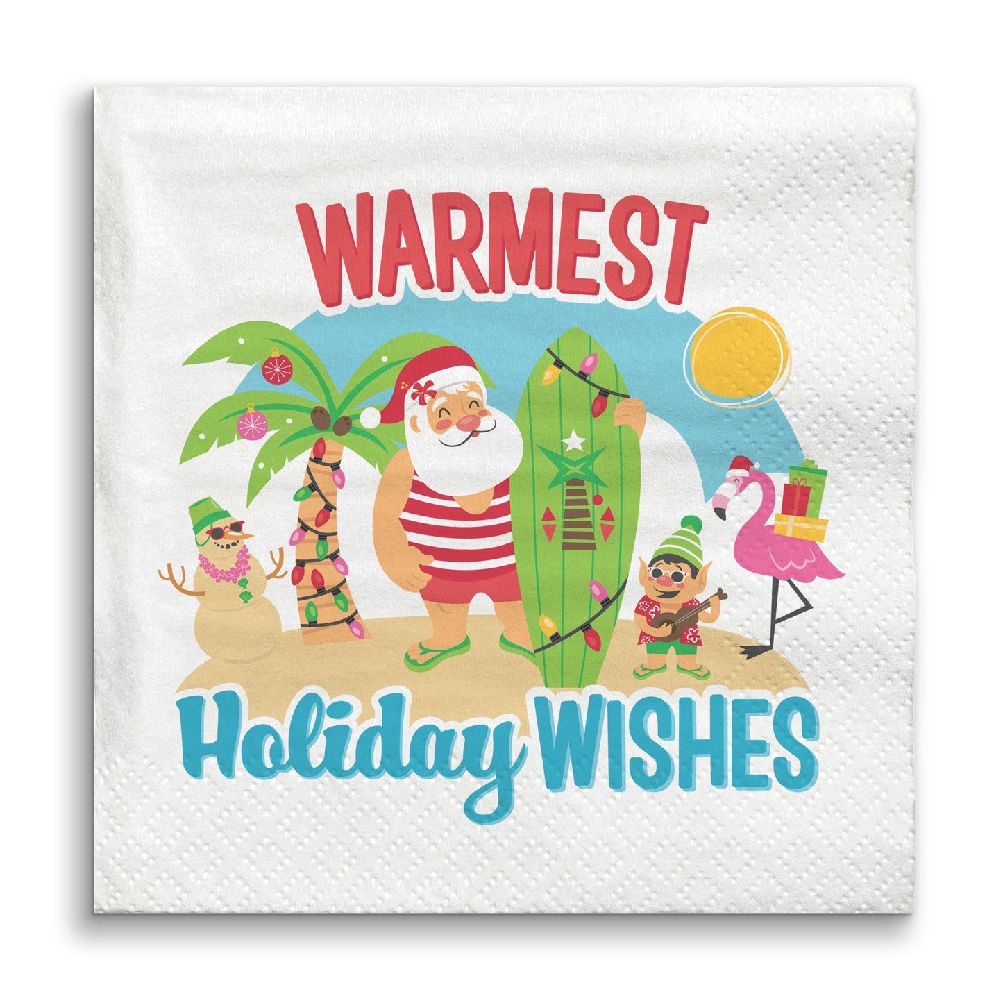 Napkins - Tropical Christmas - 24 Ct