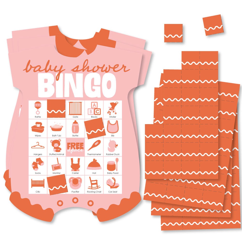 Wavy Baby Shower Bingo Game - 18 Ct