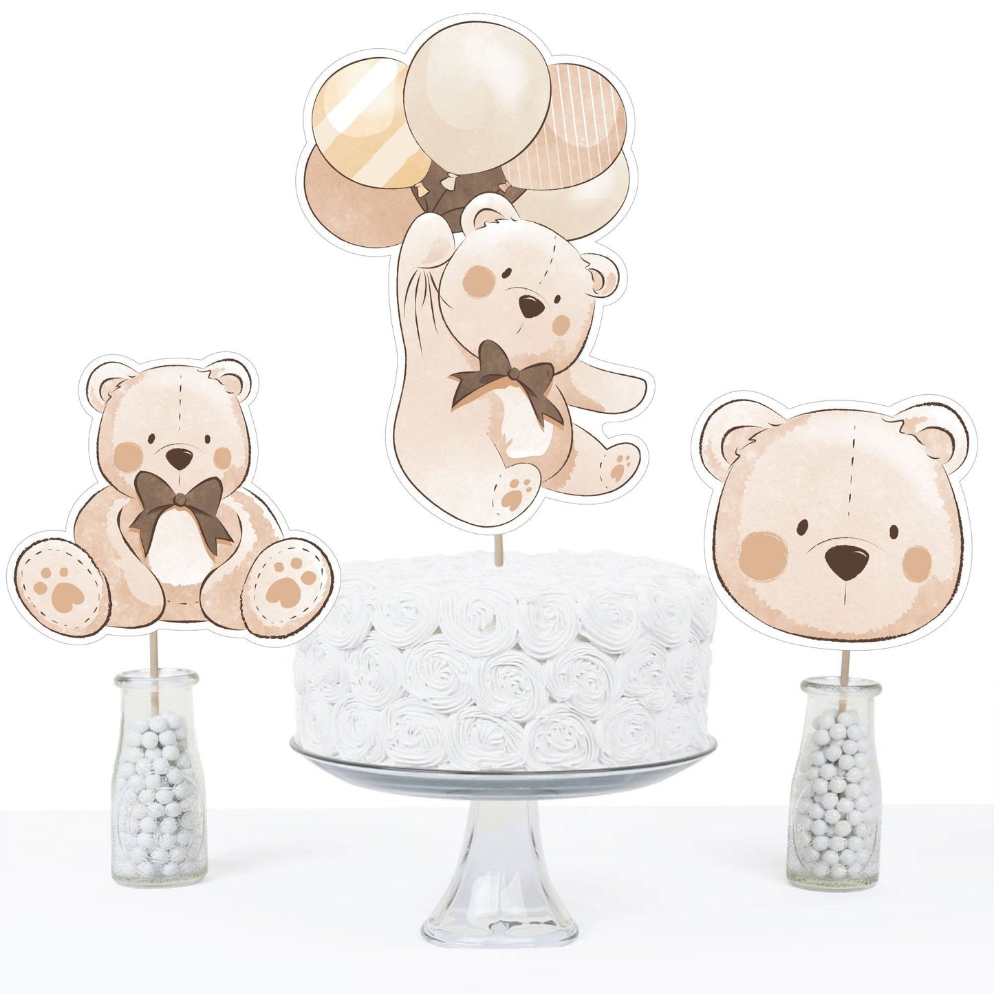 We Can Bearly Wait Table Toppers - 15 Ct
