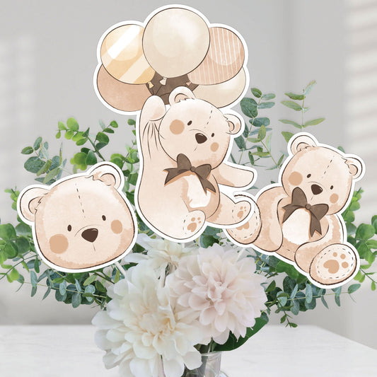 We Can Bearly Wait Table Toppers - 15 Ct