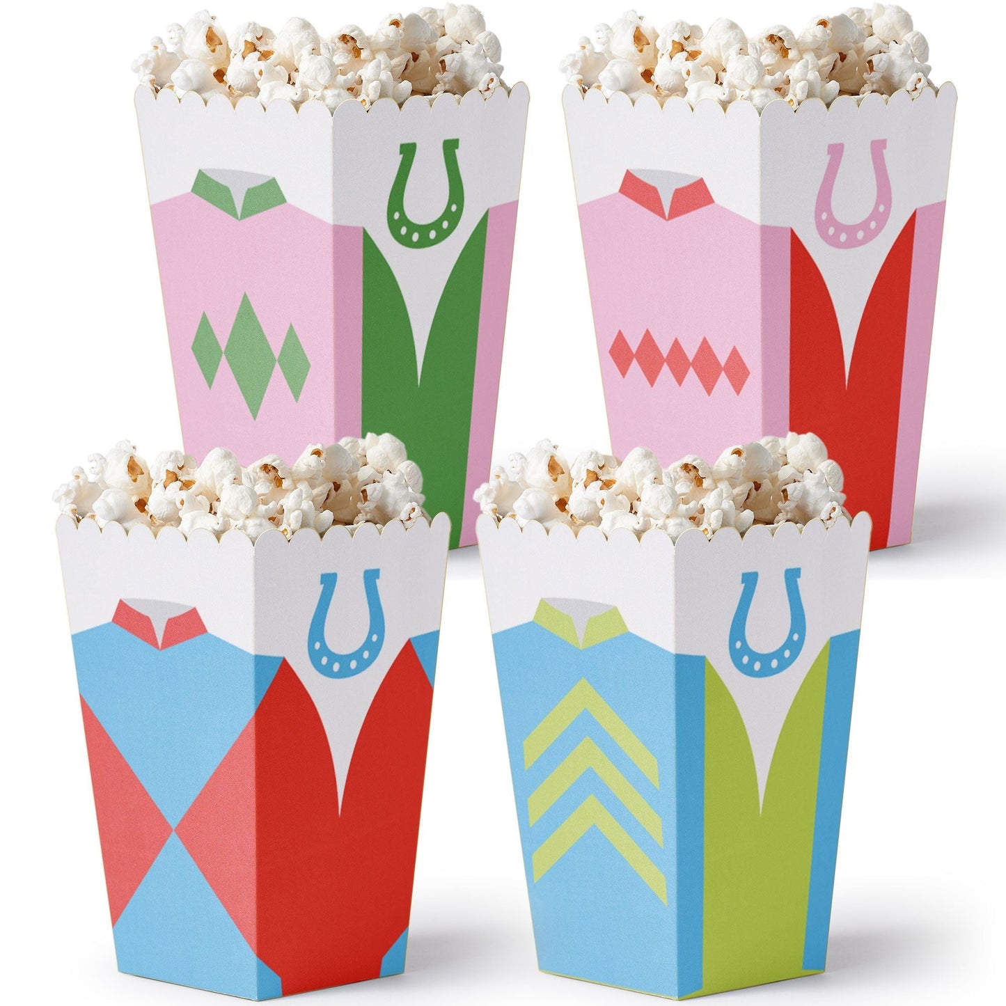 Derby Horse Race Popcorn Boxes - 12 Ct