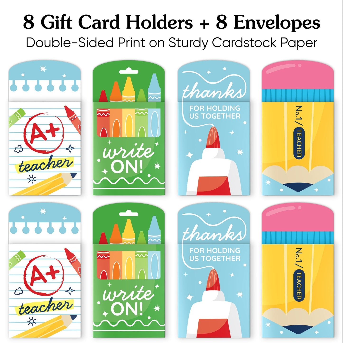 Assorted School Supplies Nifty Gifty - 8 Ct