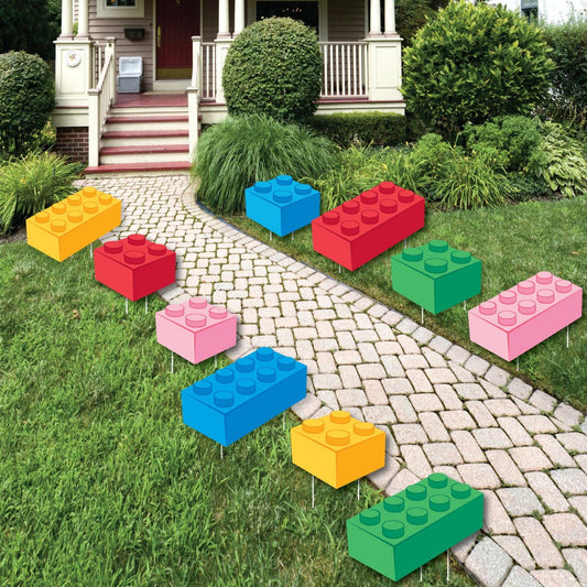 Building Blocks Yard Signs - 10 Ct