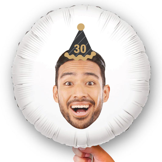 Custom Face Balloon - Birthday - 1 Ct
