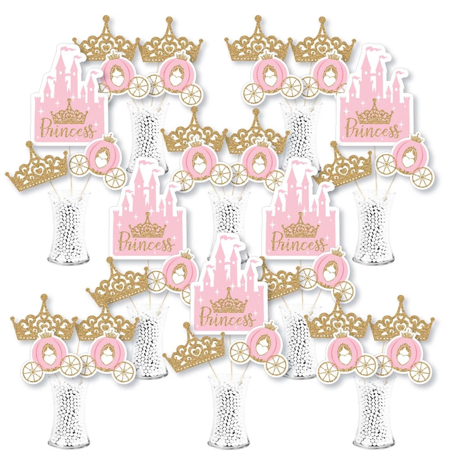 Princess Showstopper Table Toppers - 35 Pc