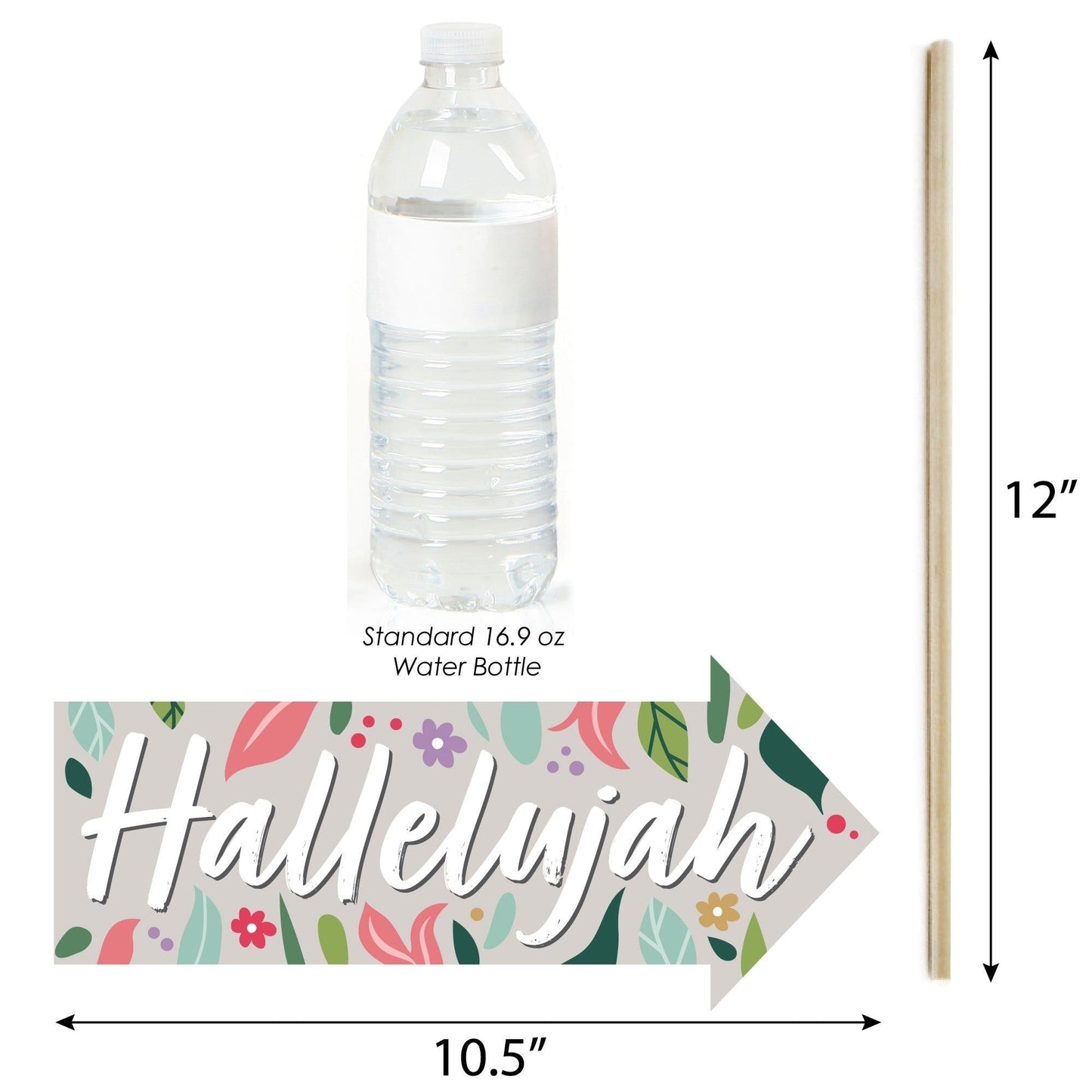Funny Religious Easter - Christian Holiday Party Photo Booth Props Kit - 10 Piece