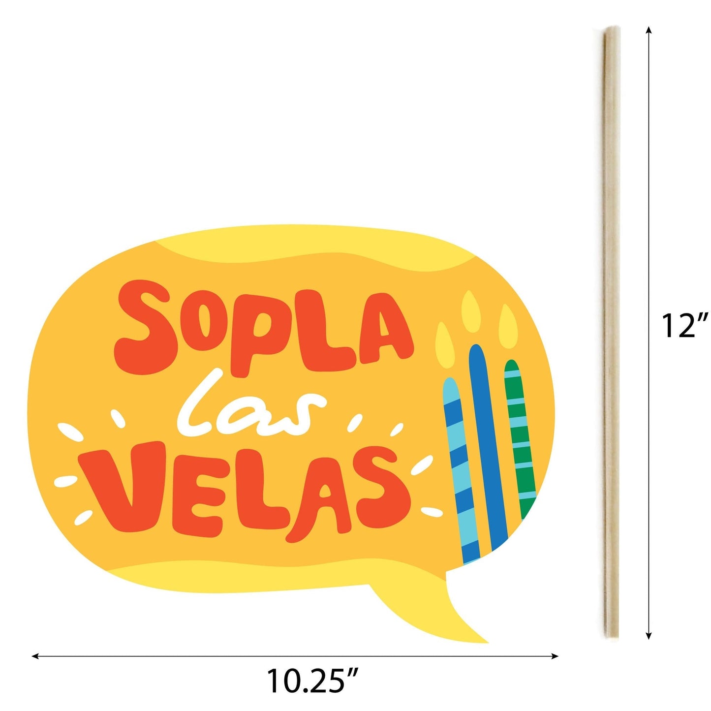 Feliz Cumpleanos Personalized Photo Props