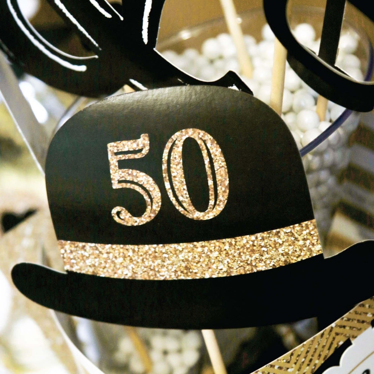 We Still Do - 50th Wedding Anniversary - Anniversary Party Photo Booth Props Kit - 20 Count