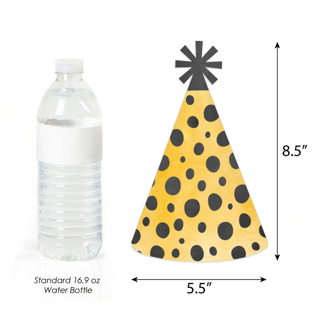 Safari Animal Prints Cone Party - Set of 8 (Standard Size)