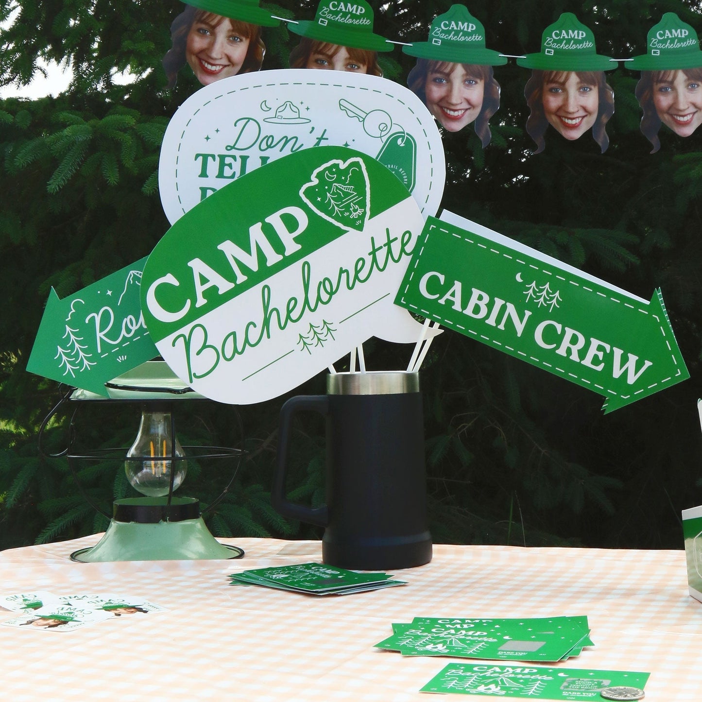 Camp Bach Funny Photo Props - 10 Ct