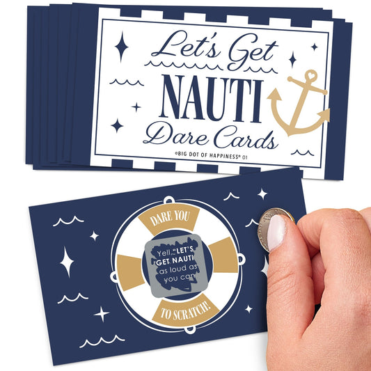 Let's Get Nauti Dare Scratch Off Card Game - 22 Ct