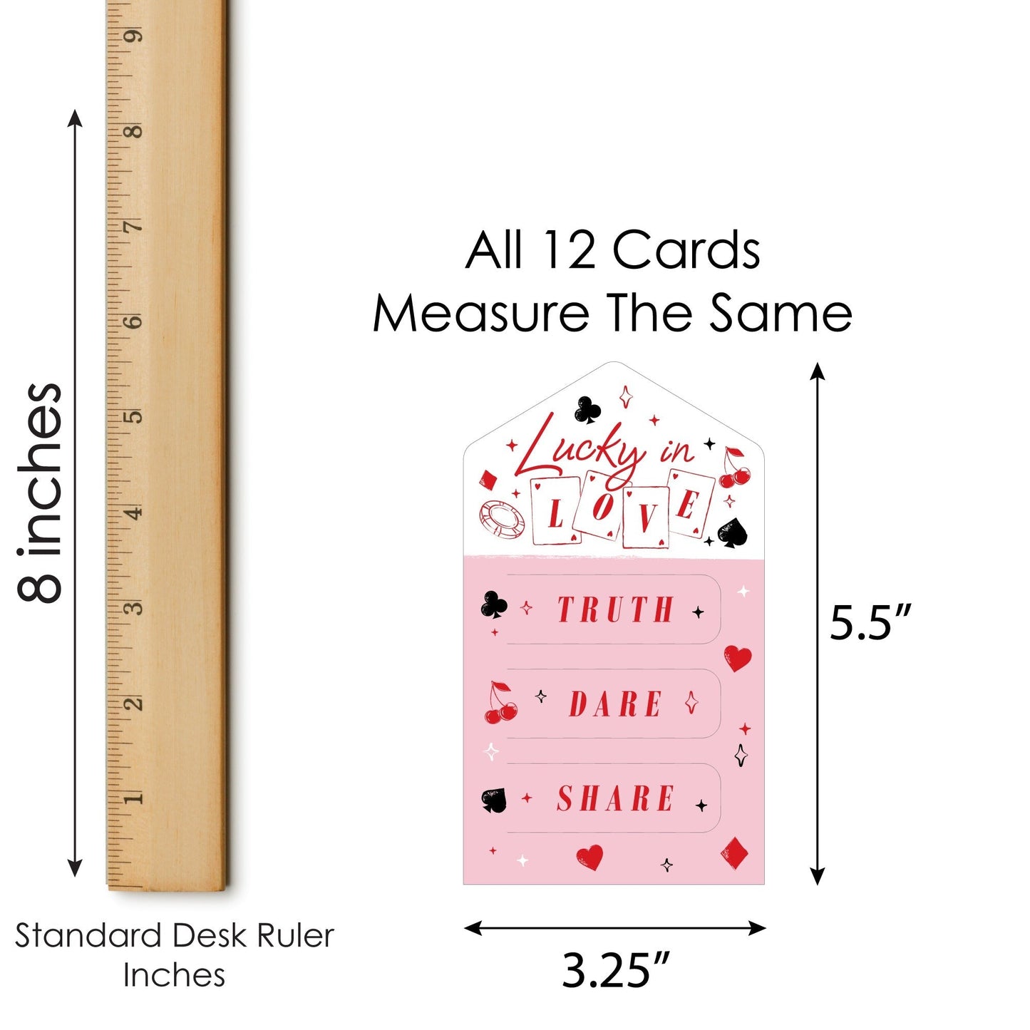 Lucky In Love Truth, Dare, Share Pull Tabs Game - 12 Ct
