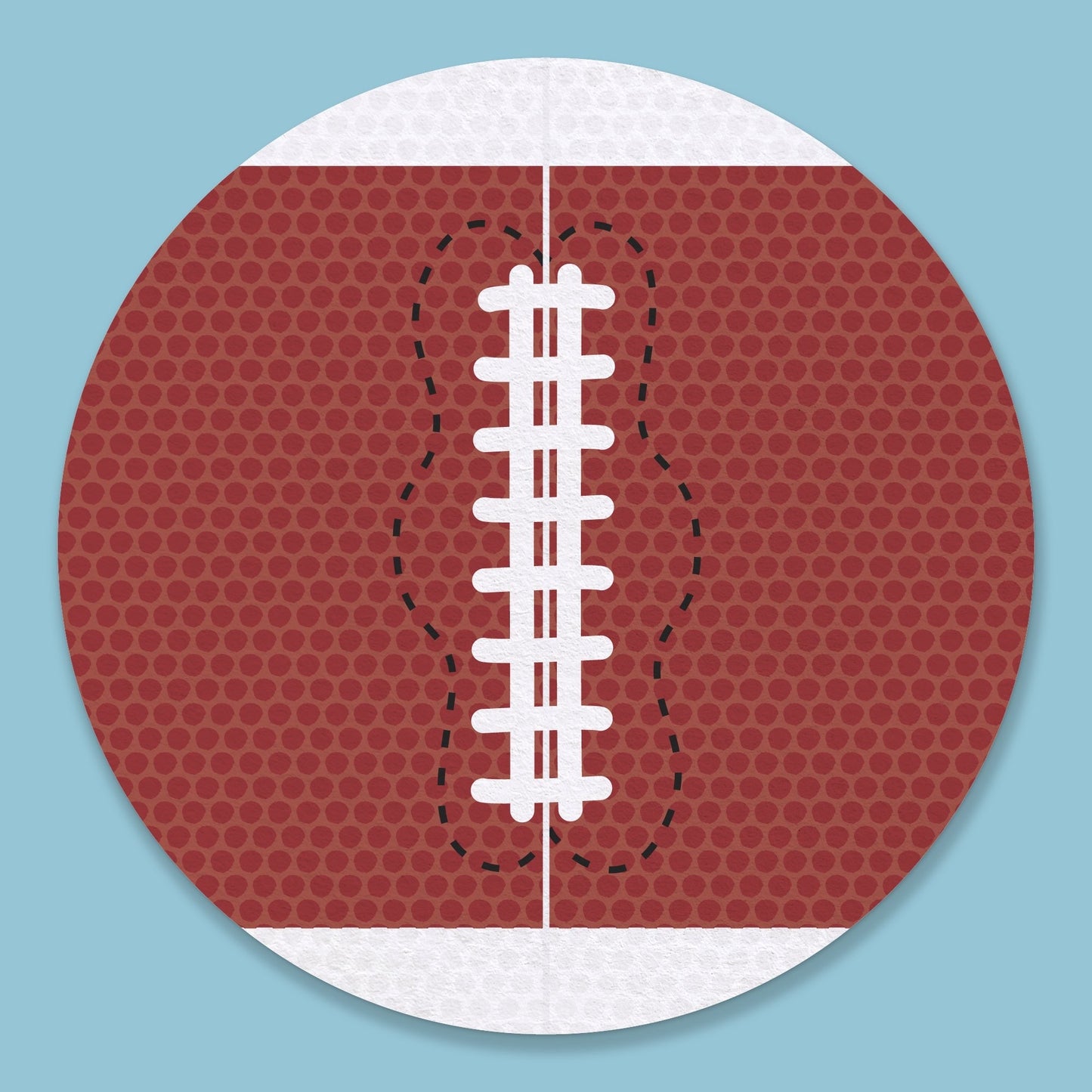 Drink Coasters - Football - 25 Ct