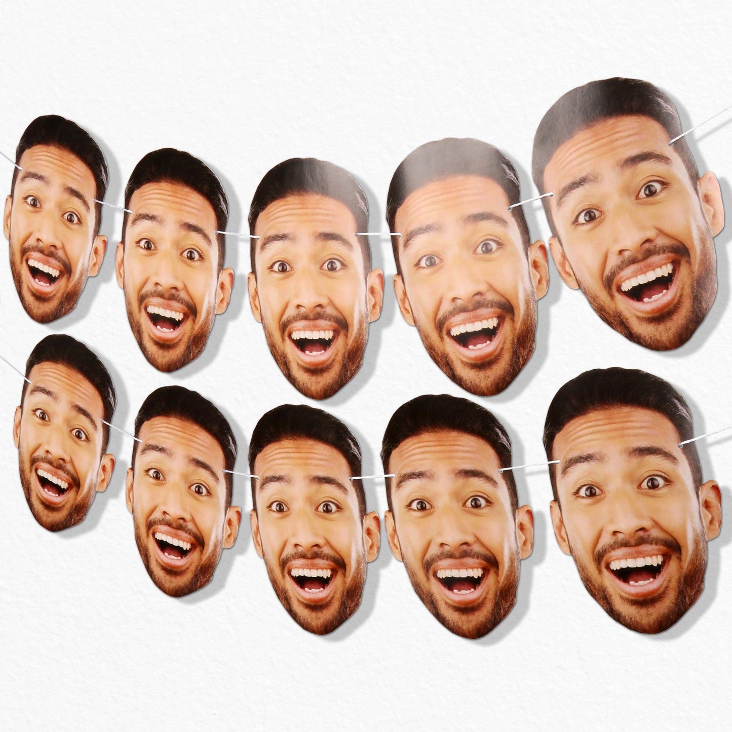 Custom Face Garland Banner - 1 Ct