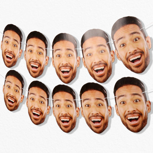 Custom Face Garland Banner - 1 Ct