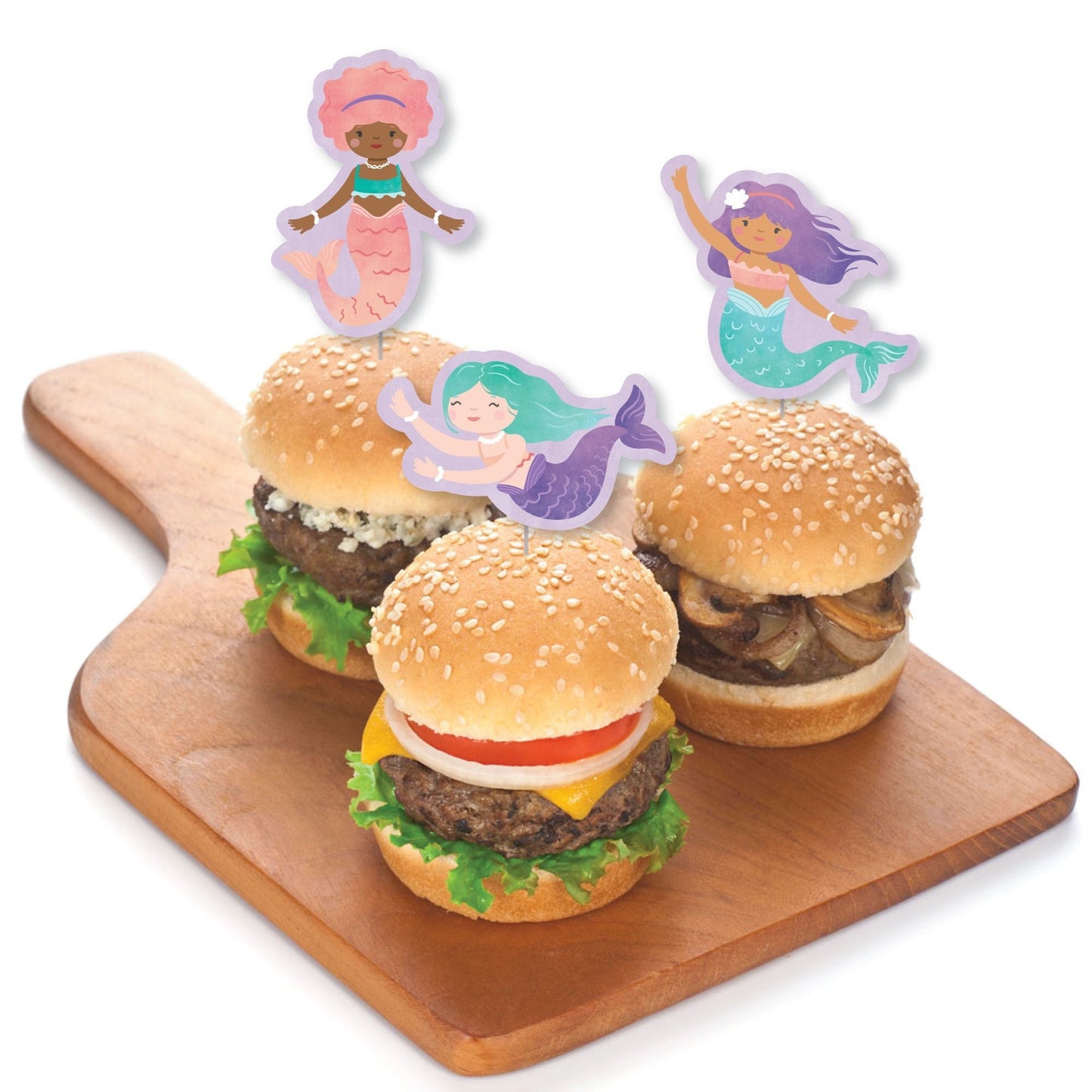 Mermaid Treat Picks - 24 Ct