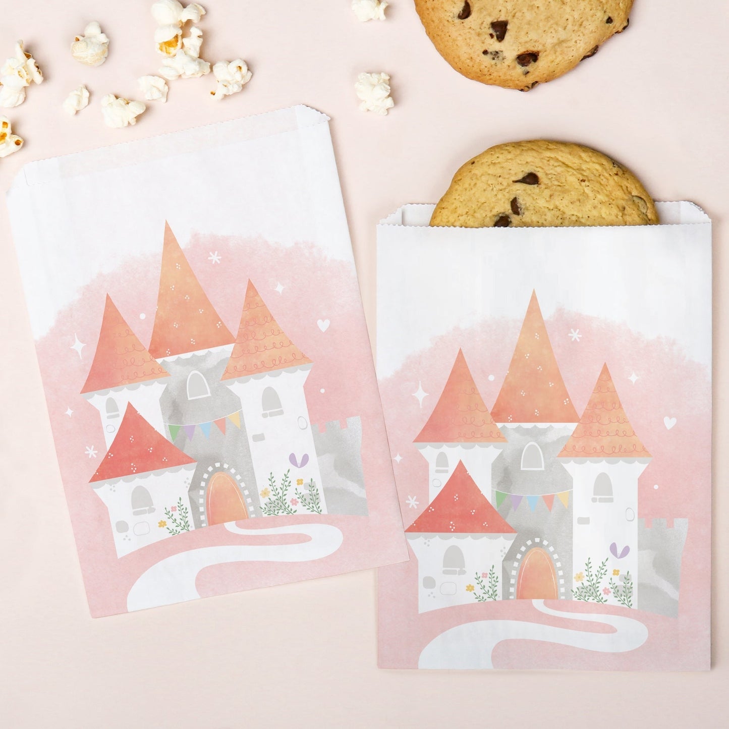 Paper Treat Bags - Princess - 25 Ct