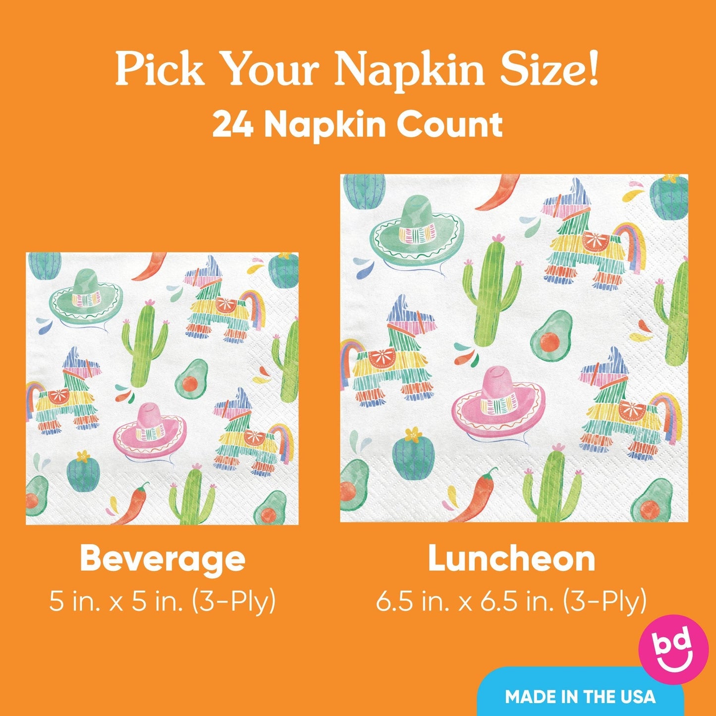 Napkins - Fiesta - 24 Ct