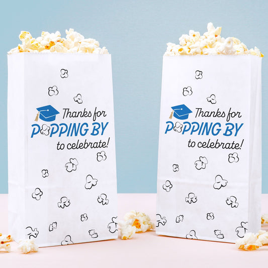 Popcorn Bags - Blue Grad - 25 Ct