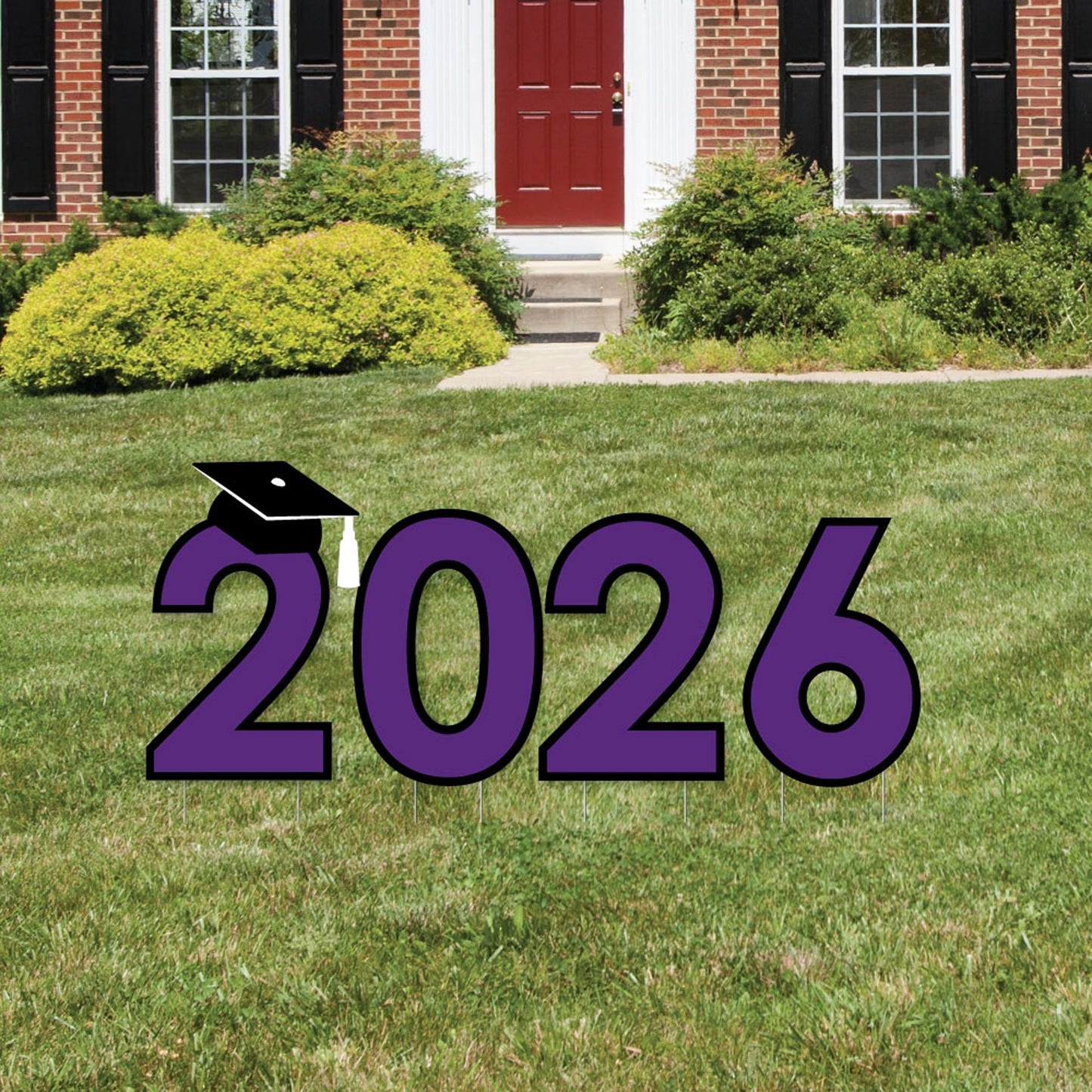 Purple Grad - Best is Yet to Come - 2026 Yard Sign Outdoor Lawn Decorations - Purple Graduation Party Yard Signs - 2026