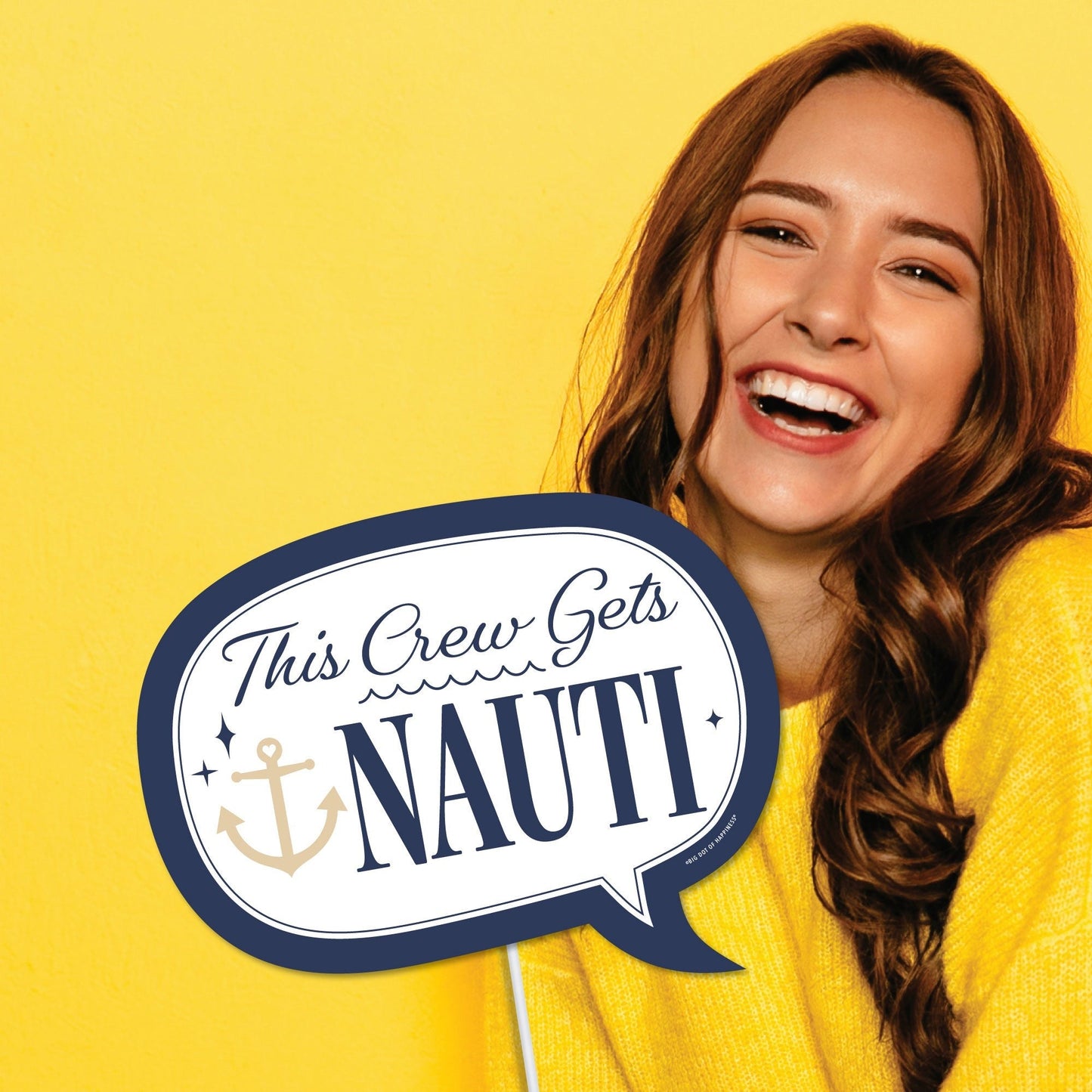 Let's Get Nauti Funny Photo Props - 10 Ct