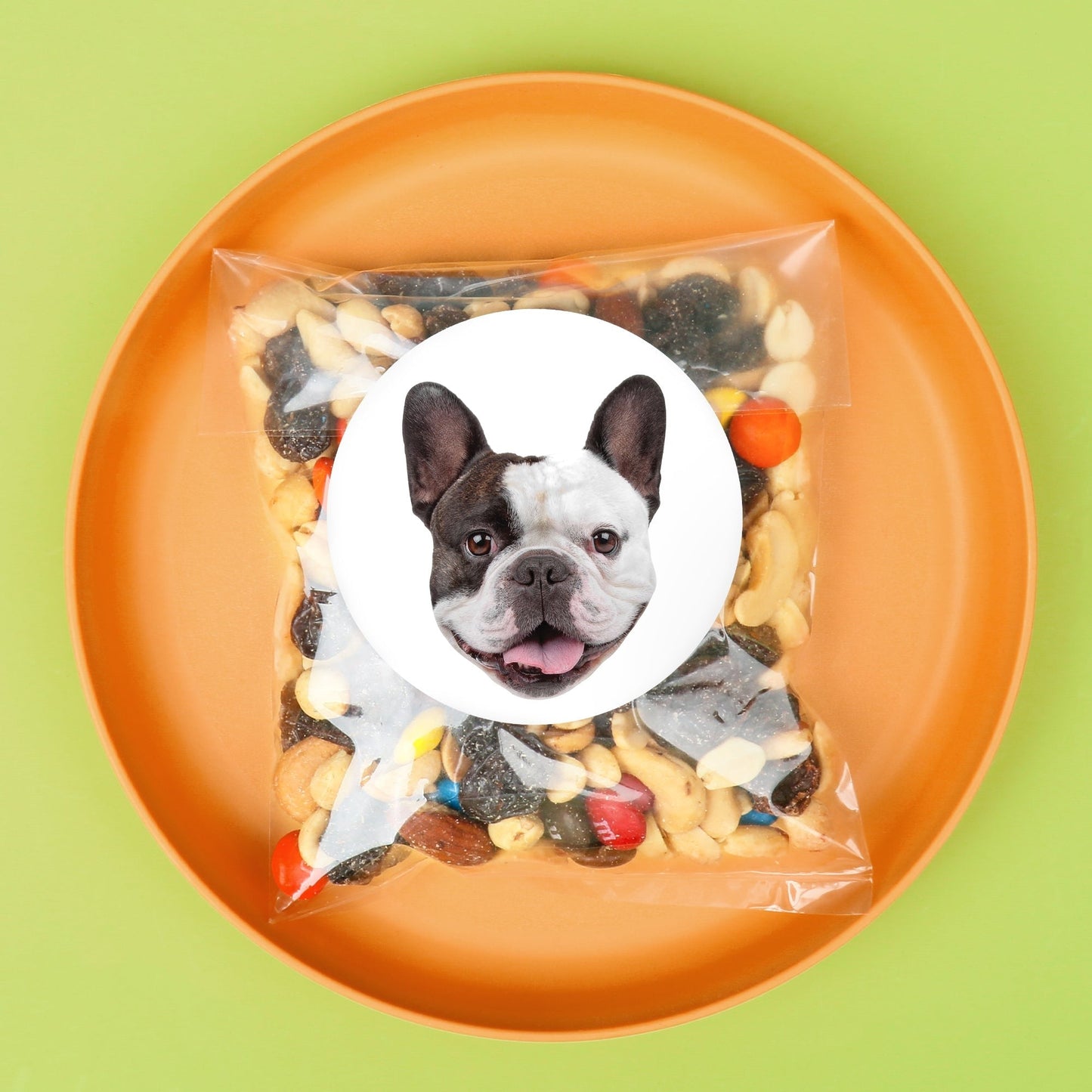 Custom Face Stickers & Clear Cookie Bags