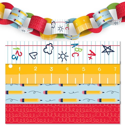 Back To School DIY Paper Chains - 128 Pc