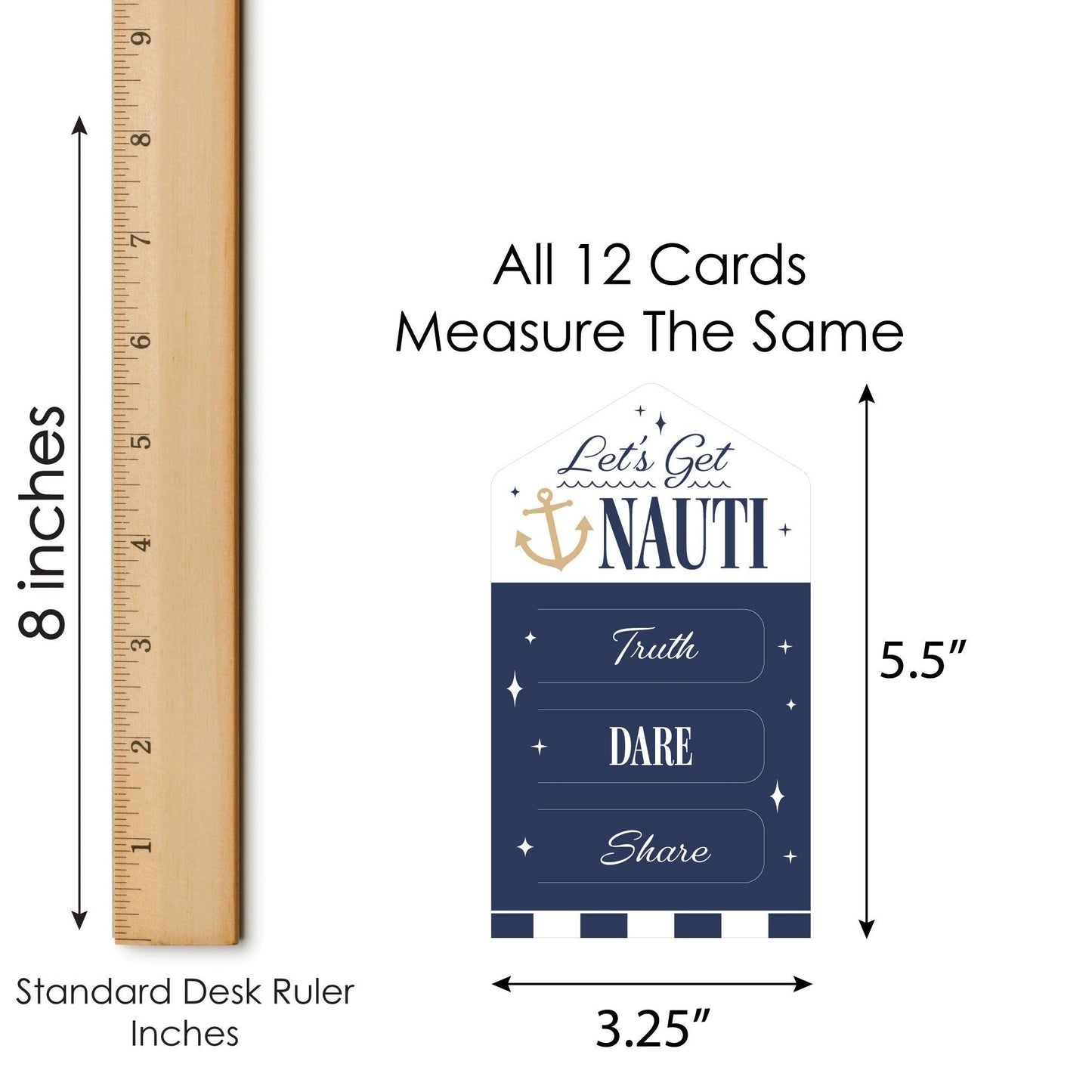 Let's Get Nauti Truth, Dare, Share Pull Tabs - 12 Ct