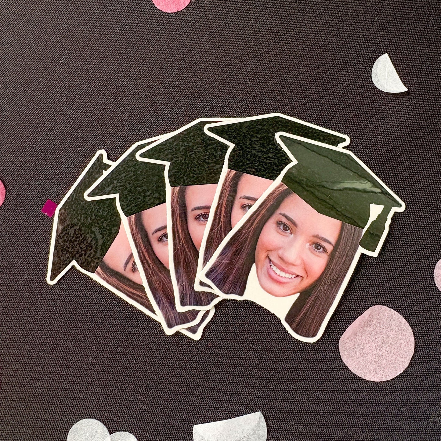 Custom Grad Cap Temporary Tattoos - 12 Ct