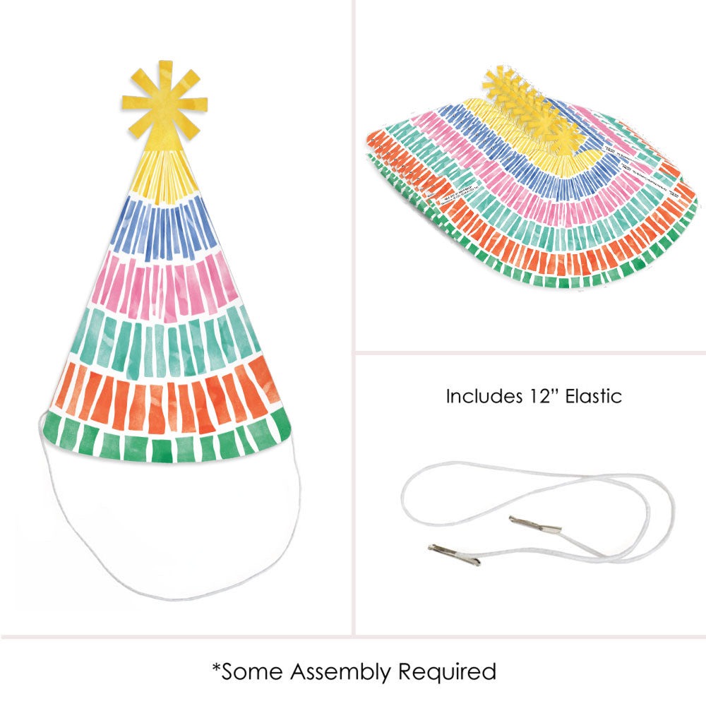 Fiesta Cone Party - Set of 8 (Standard Size)