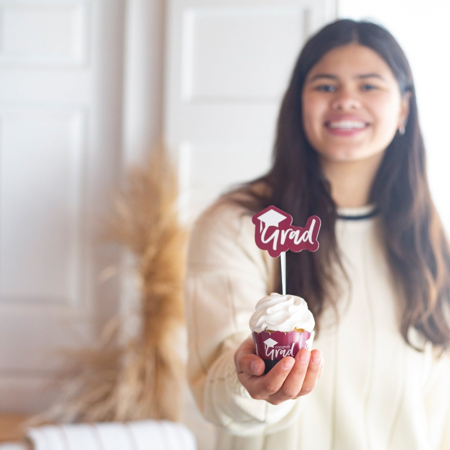 Maroon Grad - Best is Yet to Come - Burgundy Graduation Party Favors and Cupcake Kit - Fabulous Favor Party Pack - 100 Pieces