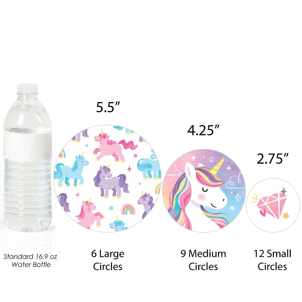 Unicorn Large Confetti - 27 Ct