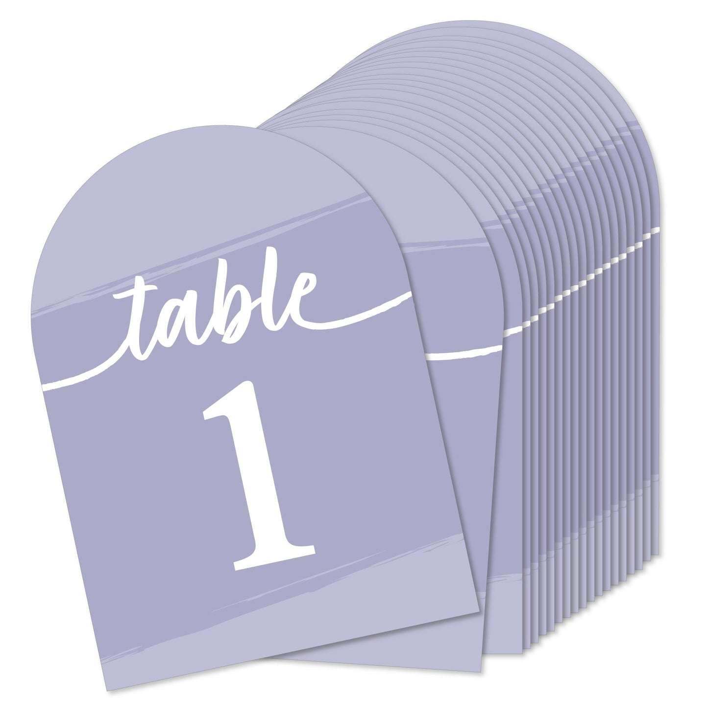 Elegantly Simple Table Numbers - 20 Ct